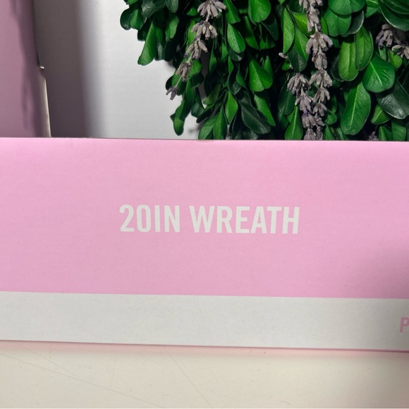 NEW Preserved Boxwood & Lavender Heart Wreath 20IN Spring/Summer Love - Picture 14 of 16